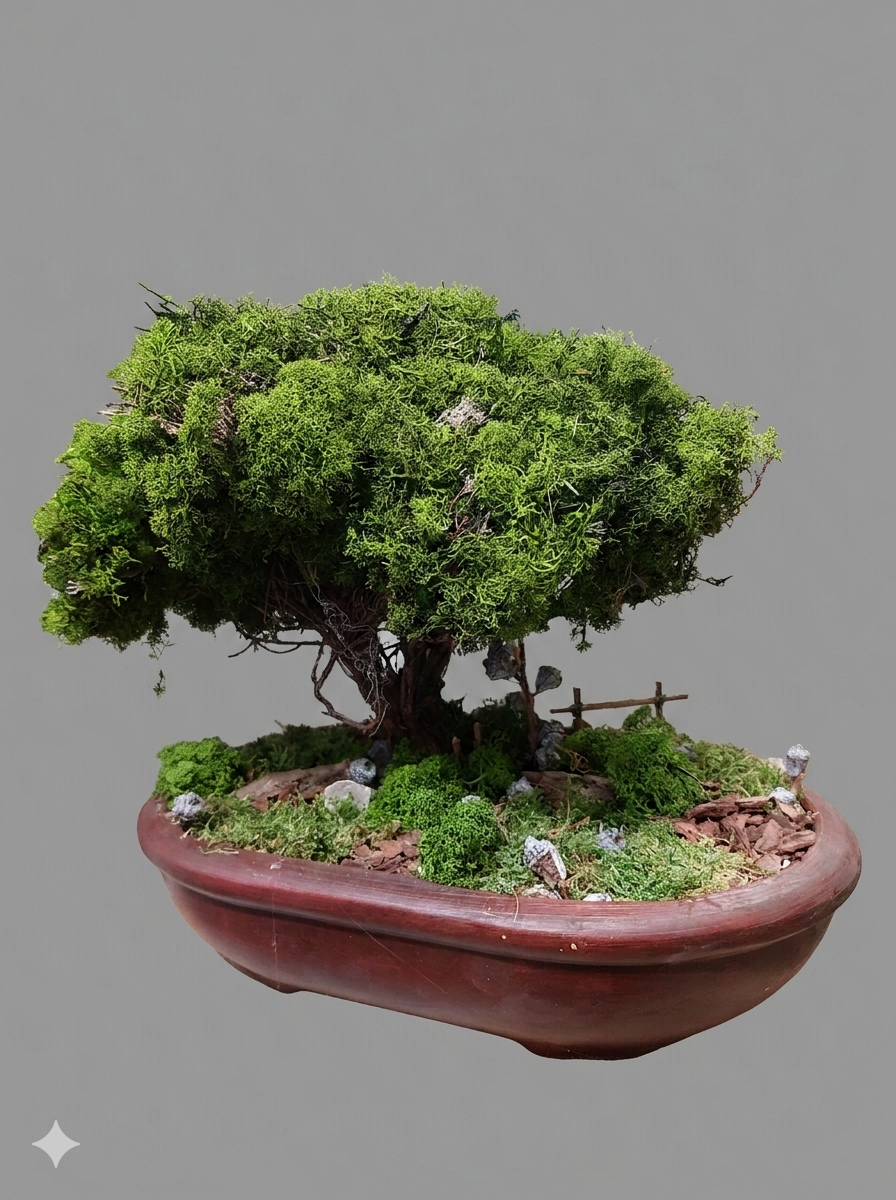 Bonsái de Musgo Preservado