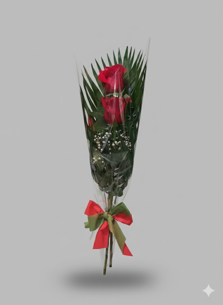 Detalle de 2 rosas "Equilibrio visual" - Imagen 1